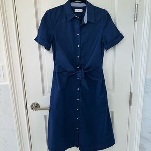 Navy Blue Shirt Dress